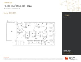 16611 S 40th St, Phoenix, AZ à louer Plan d’étage– Image 1 sur 1