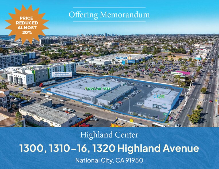 1300-1320 Highland Ave, National City, CA à vendre - Photo de l’immeuble – Image 1 sur 13