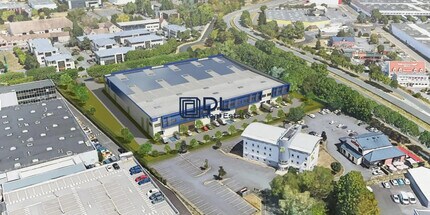 Villejust, ESS - Vue aérienne  vue de carte