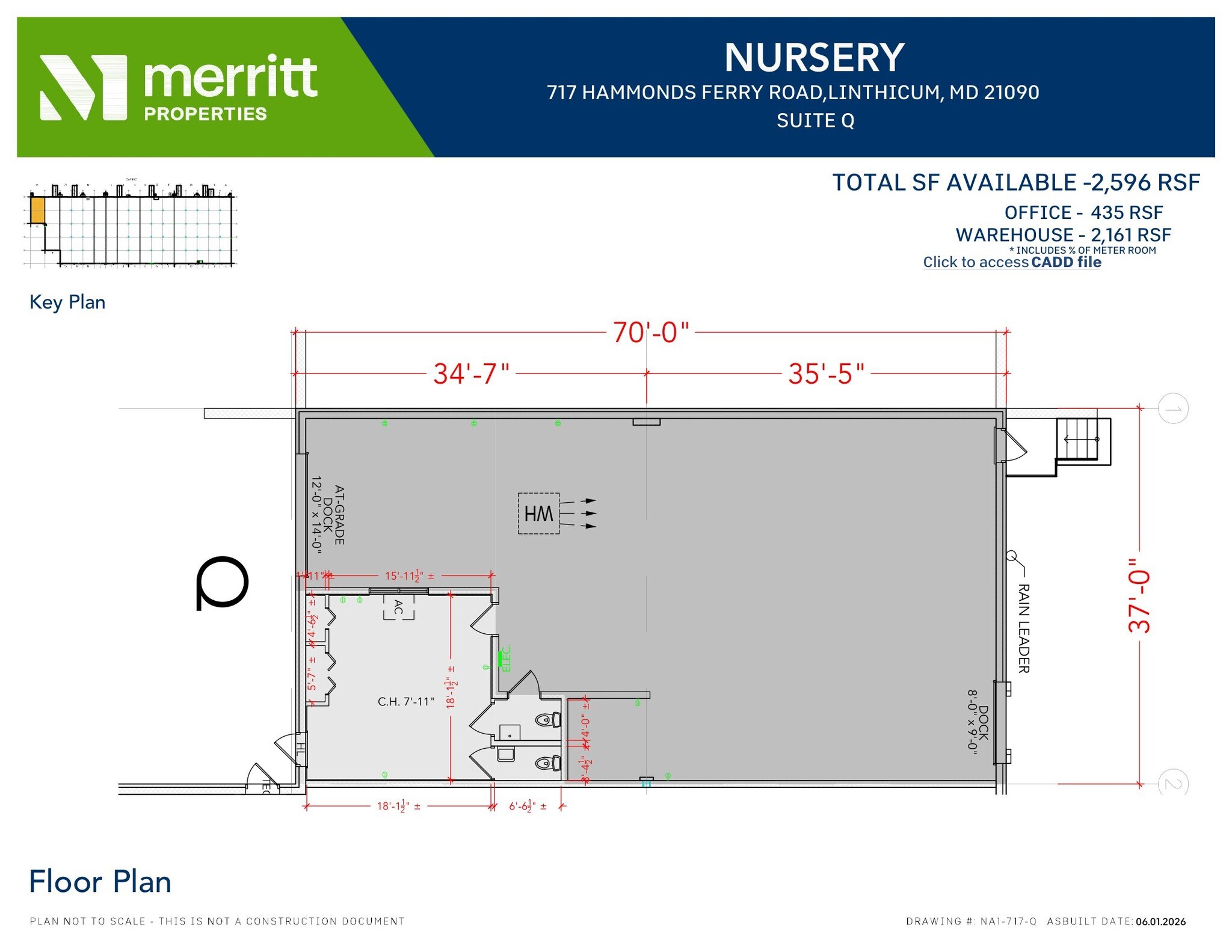 717 Hammonds Ferry Rd, Linthicum Heights, MD à louer Plan d’étage– Image 1 sur 1