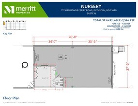 717 Hammonds Ferry Rd, Linthicum Heights, MD à louer Plan d’étage– Image 1 sur 1