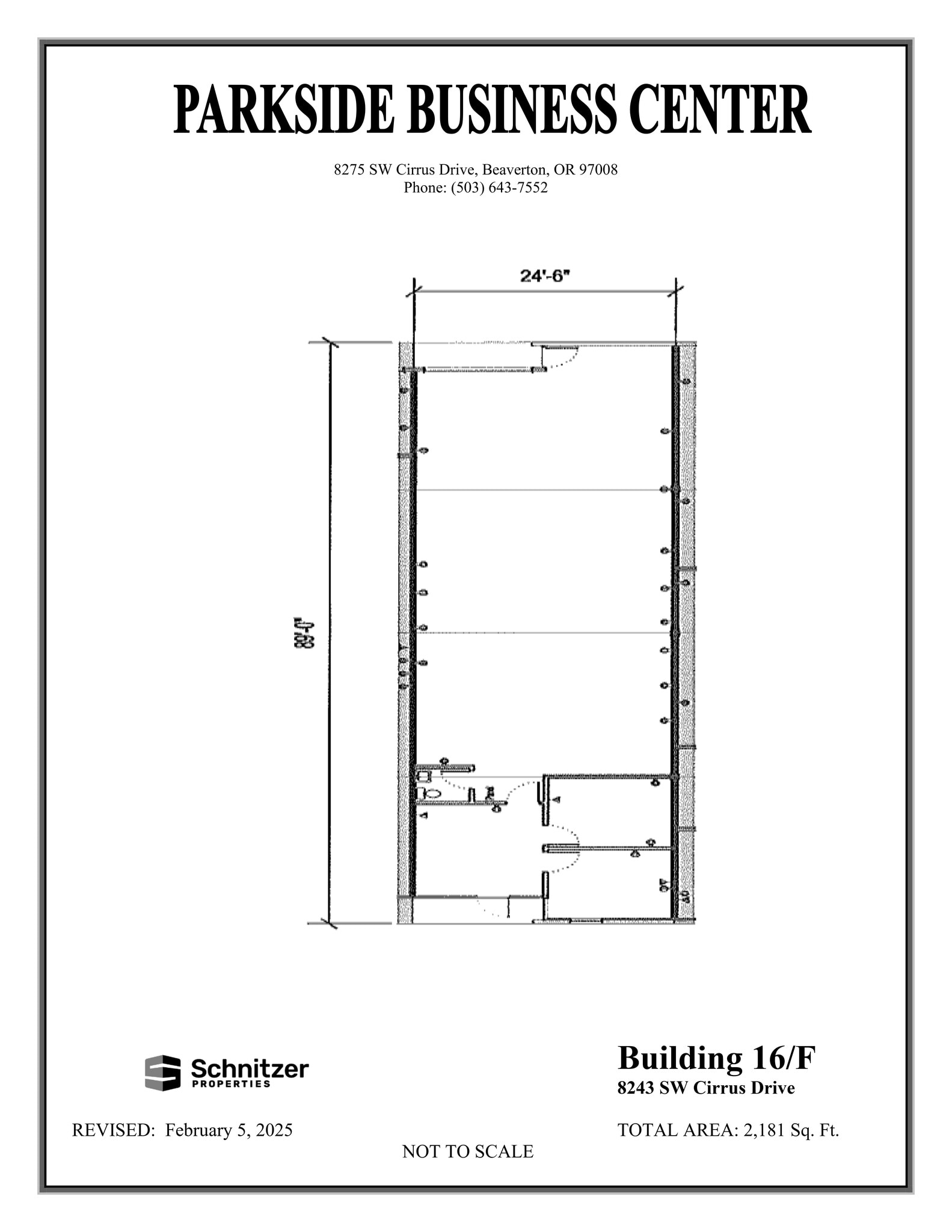 8362-8380 SW Nimbus Ave, Beaverton, OR à louer Plan de site– Image 1 sur 1