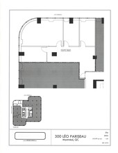 300 Rue Léo-Pariseau, Montréal, QC à louer Plan de site– Image 1 sur 1
