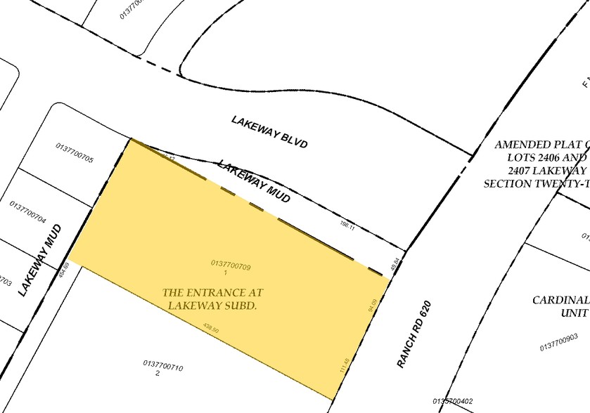 1008 Ranch Road 620 S, Lakeway, TX à louer - Plan cadastral – Image 2 sur 18