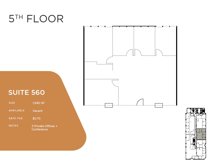 1230 Columbia St, San Diego, CA à louer Plan d’étage– Image 1 sur 1