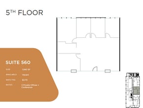 1230 Columbia St, San Diego, CA à louer Plan d’étage– Image 1 sur 1