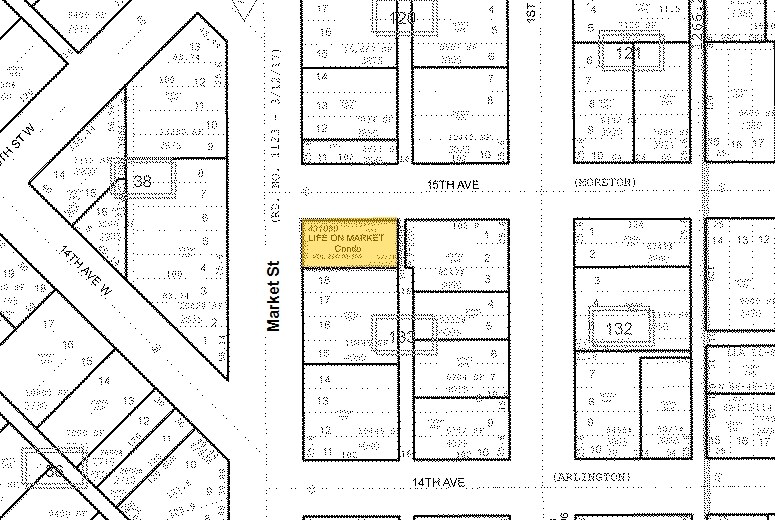 1418 Market St, Kirkland, WA à vendre - Plan cadastral – Image 2 sur 6