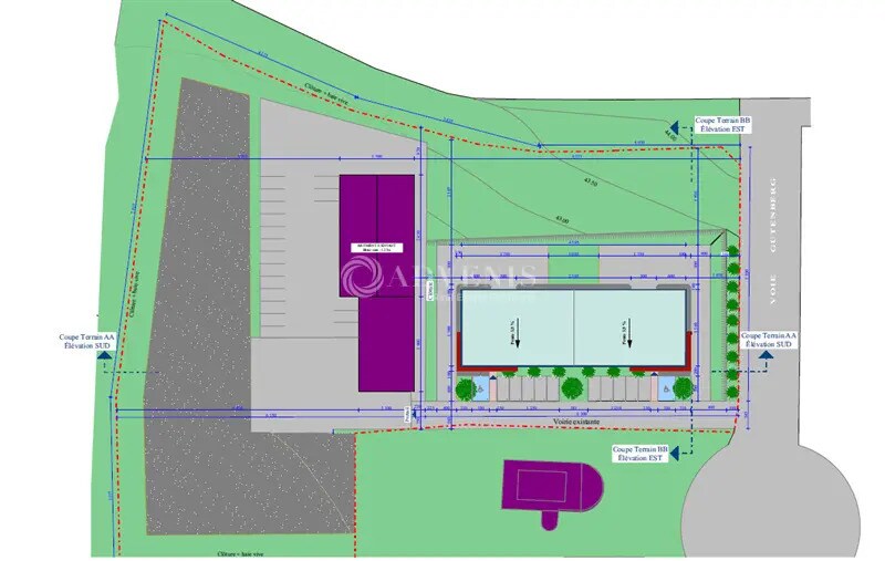 Local d’activités dans Bergerac à louer - Photo de l’immeuble – Image 2 sur 5