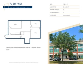 3540 Seven Bridges Dr, Woodridge, IL à louer Plan d’étage– Image 1 sur 1
