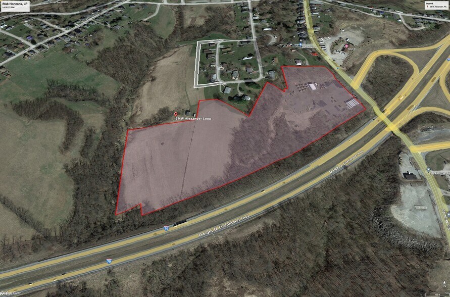 981 Old Brick Rd, West Alexander, PA à vendre - Aérien – Image 3 sur 14