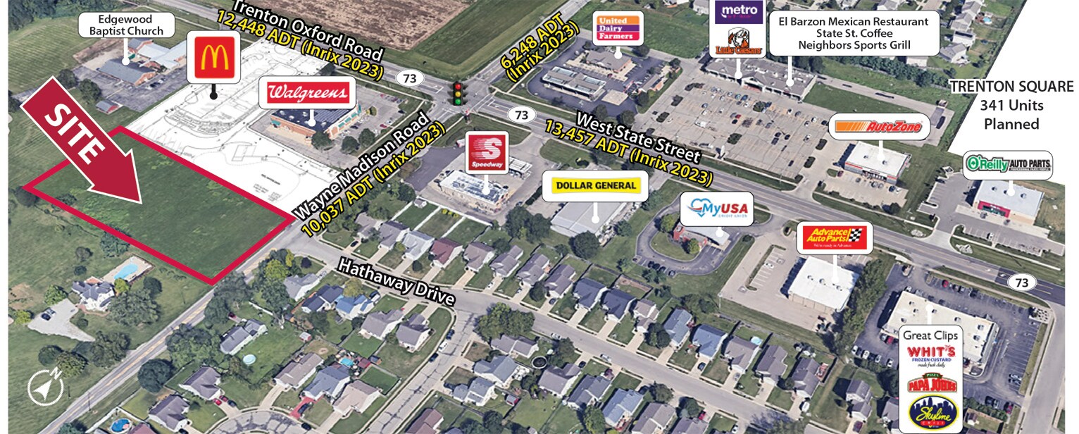 Wayne Madison Rd, Trenton, OH à vendre Photo de l’immeuble– Image 1 sur 7