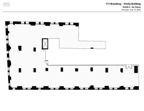 111 Broadway, New York, NY à louer Plan d’étage– Image 1 sur 2