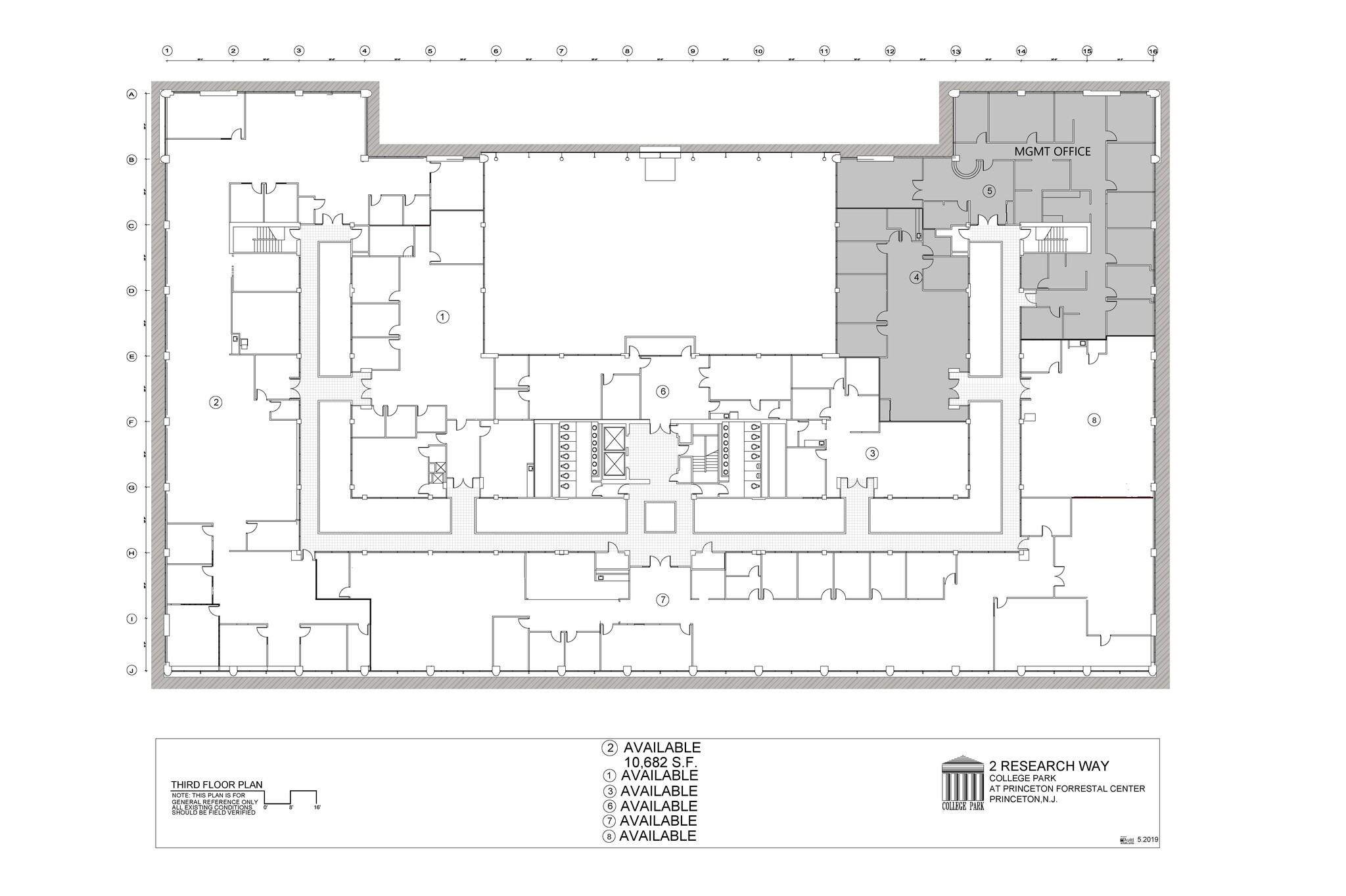 4 Research Way, Princeton, NJ à louer Plan d’étage– Image 1 sur 2