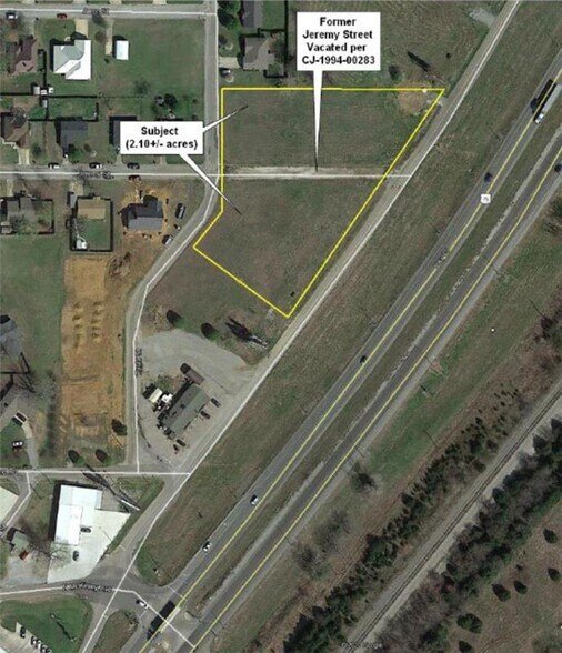Calera Street Frontage, Calera, OK à vendre - Plan cadastral – Image 1 sur 2