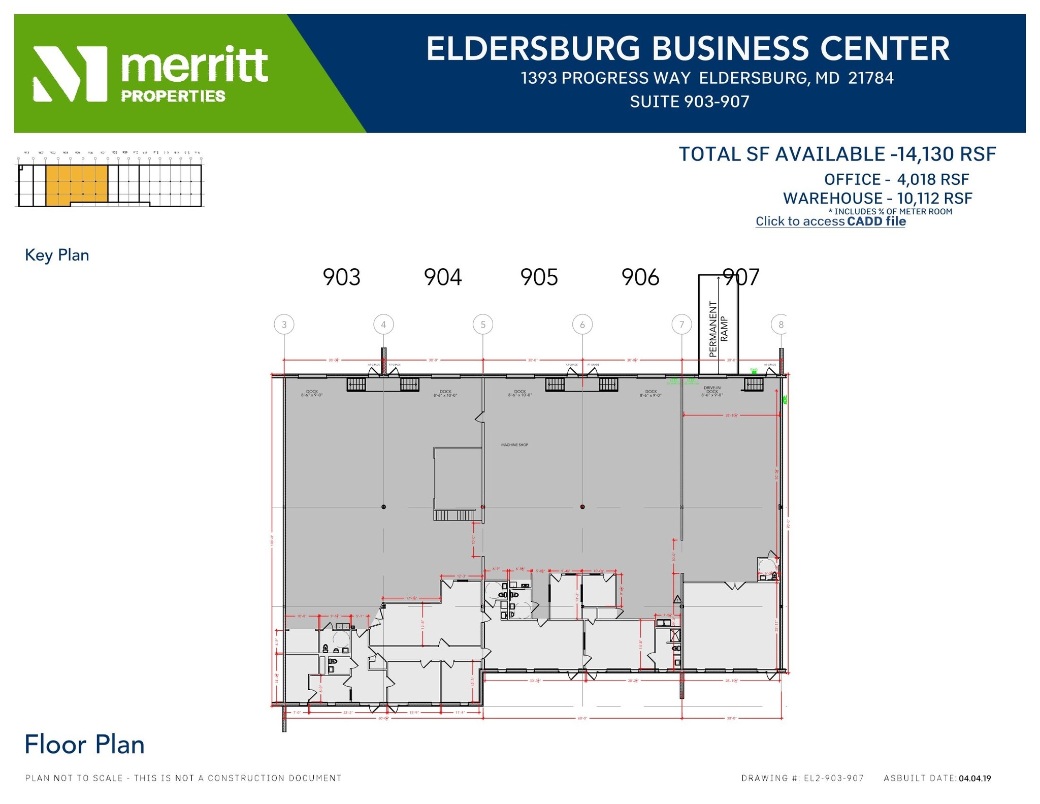 1393 Progress Way, Eldersburg, MD à louer Plan d’étage– Image 1 sur 1