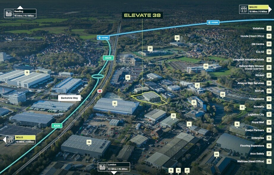 Cookham Rd, Bracknell à louer - Plan d’étage – Image 2 sur 2