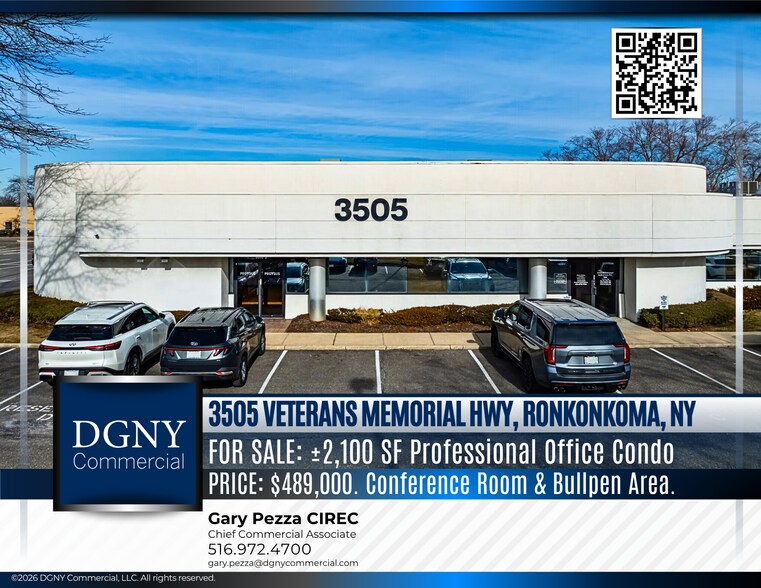 3505 Veterans Memorial Hwy, Ronkonkoma, NY à vendre - Photo de l’immeuble – Image 1 sur 10