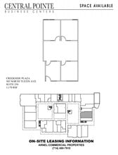505 N Tustin Ave, Santa Ana, CA à louer Plan d’étage– Image 1 sur 1
