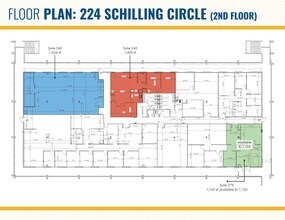 224 Schilling Cir, Hunt Valley, MD à louer Plan d’étage– Image 1 sur 1