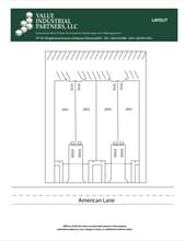 2451-2457 American Ln, Elk Grove Village, IL à louer Plan d’étage– Image 1 sur 2