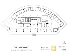 14800 Landmark Blvd, Dallas, TX à louer Plan d’étage– Image 1 sur 1