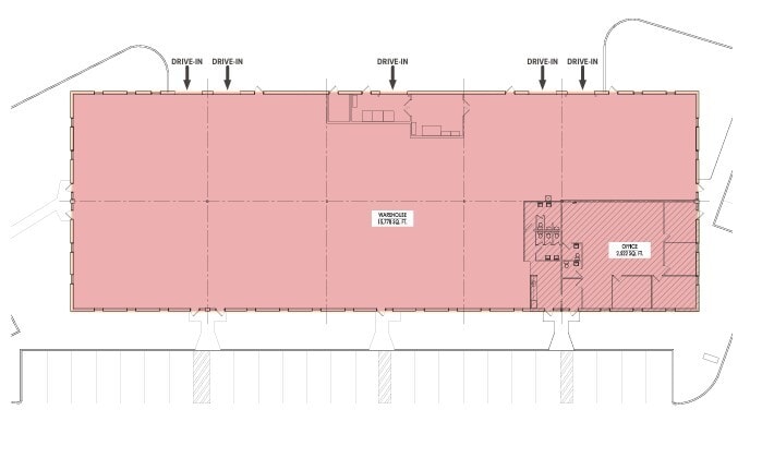 200 Rittenhouse Cir, Bristol, PA à louer Plan d’étage– Image 1 sur 2