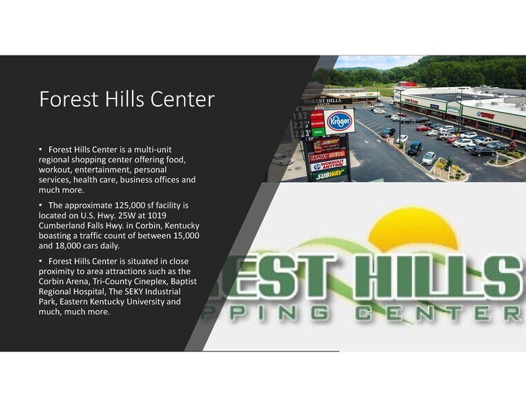 1001-1029 Cumberland Falls Hwy, Corbin, KY à louer - Aérien – Image 2 sur 14