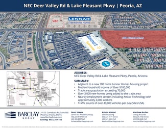 Plus de détails pour Deer Valley and Lake Pleasant Pkwy rd, Peoria, AZ - Local commercial à louer