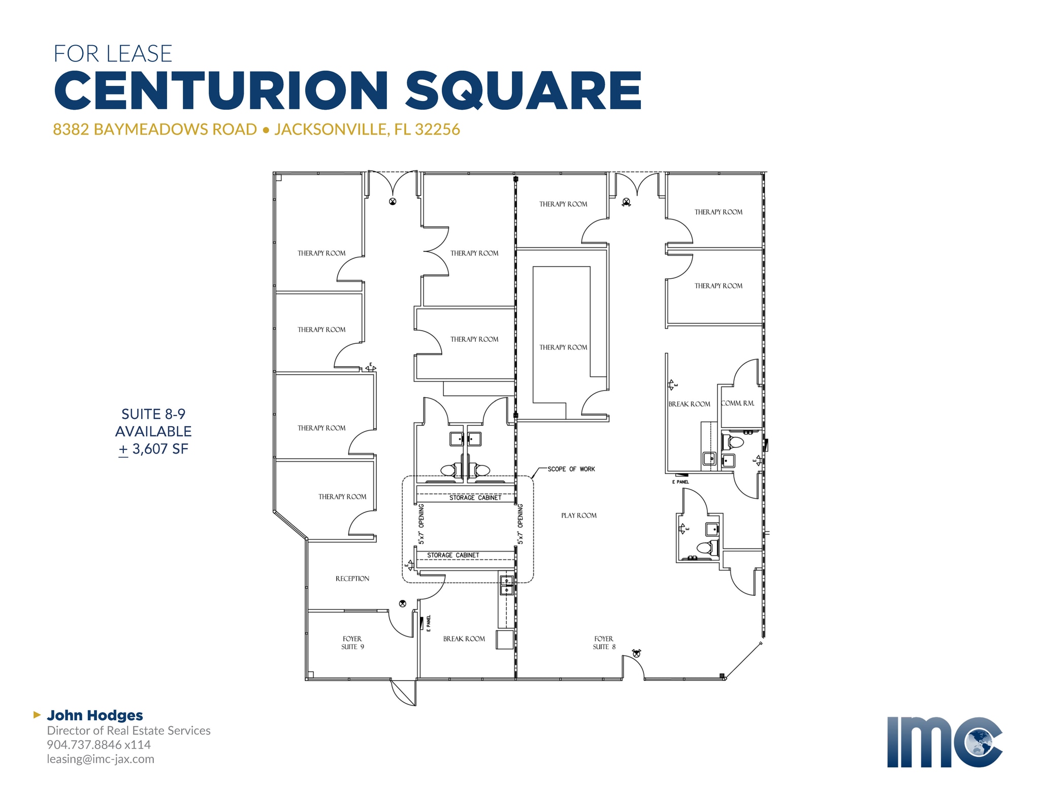 8380 Baymeadows Rd, Jacksonville, FL à louer Plan d’étage– Image 1 sur 1