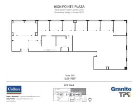 6430 S Fiddlers Green Cir, Greenwood Village, CO à louer Plan d’étage– Image 1 sur 1