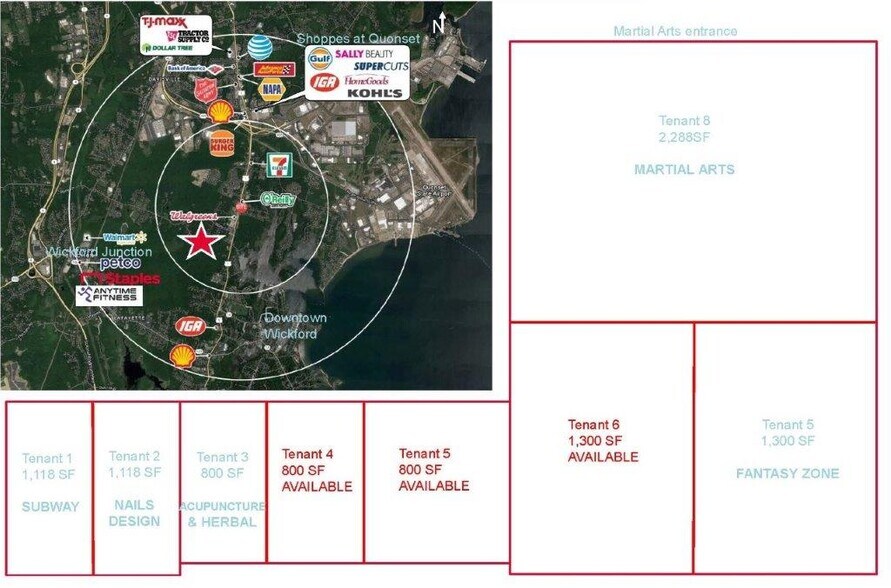 7610 Post Rd, North Kingstown, RI à louer - Plan d’étage type – Image 2 sur 12