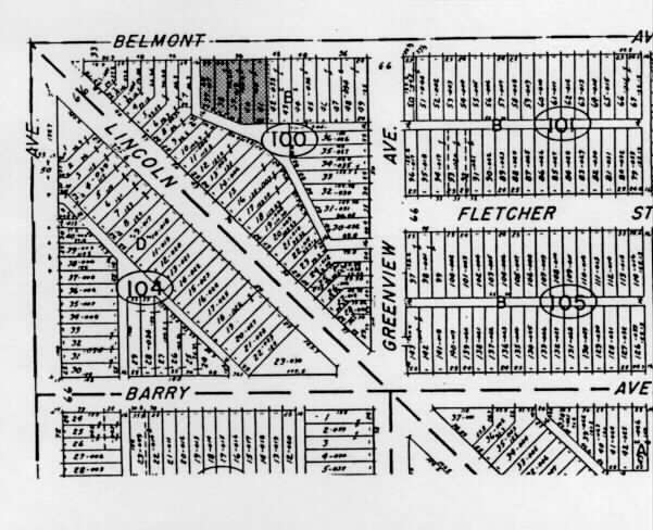 1521-1527 W Belmont Ave, Chicago, IL à louer - Plan cadastral – Image 2 sur 4