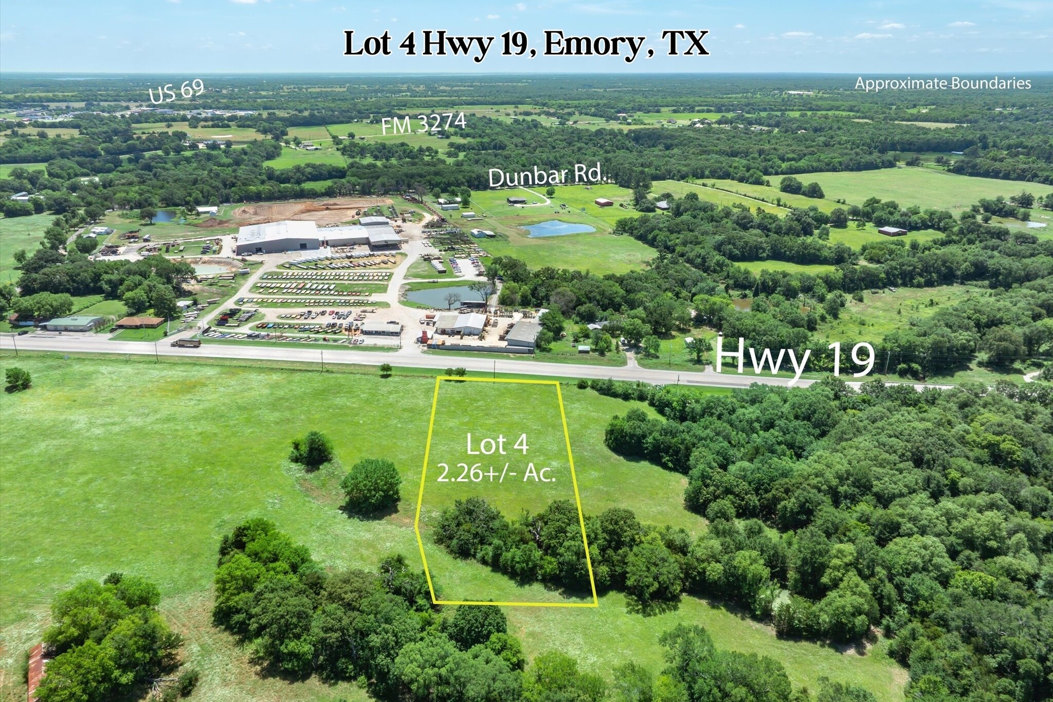 Lot 4 State Hwy 19 hwy, Emory, TX à vendre Photo principale– Image 1 sur 29