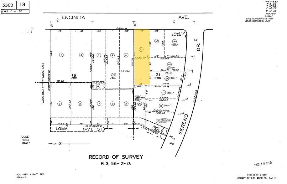 4917 Encinita Ave, Temple City, CA à vendre - Plan cadastral – Image 2 sur 20