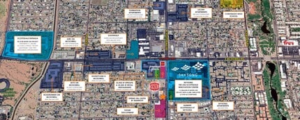 1302 N Scottsdale Rd, Scottsdale, AZ - VUE AÉRIENNE  vue de carte