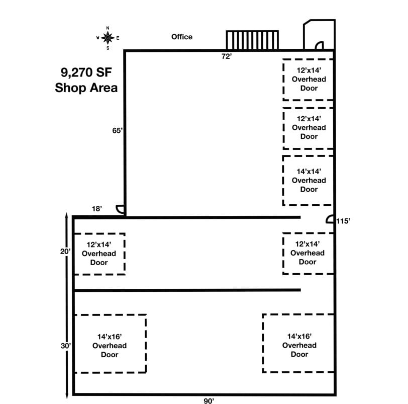 1015 N 9th Ave, Brandon, SD à louer Plan d’étage– Image 1 sur 1