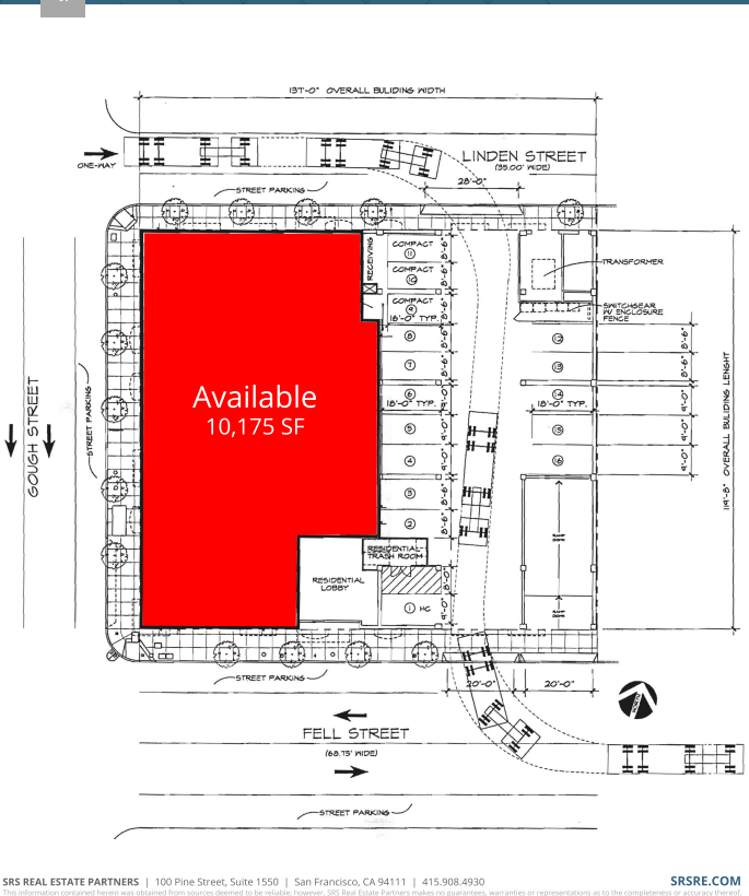 300 Gough St, San Francisco, CA à louer Plan d’étage– Image 1 sur 1