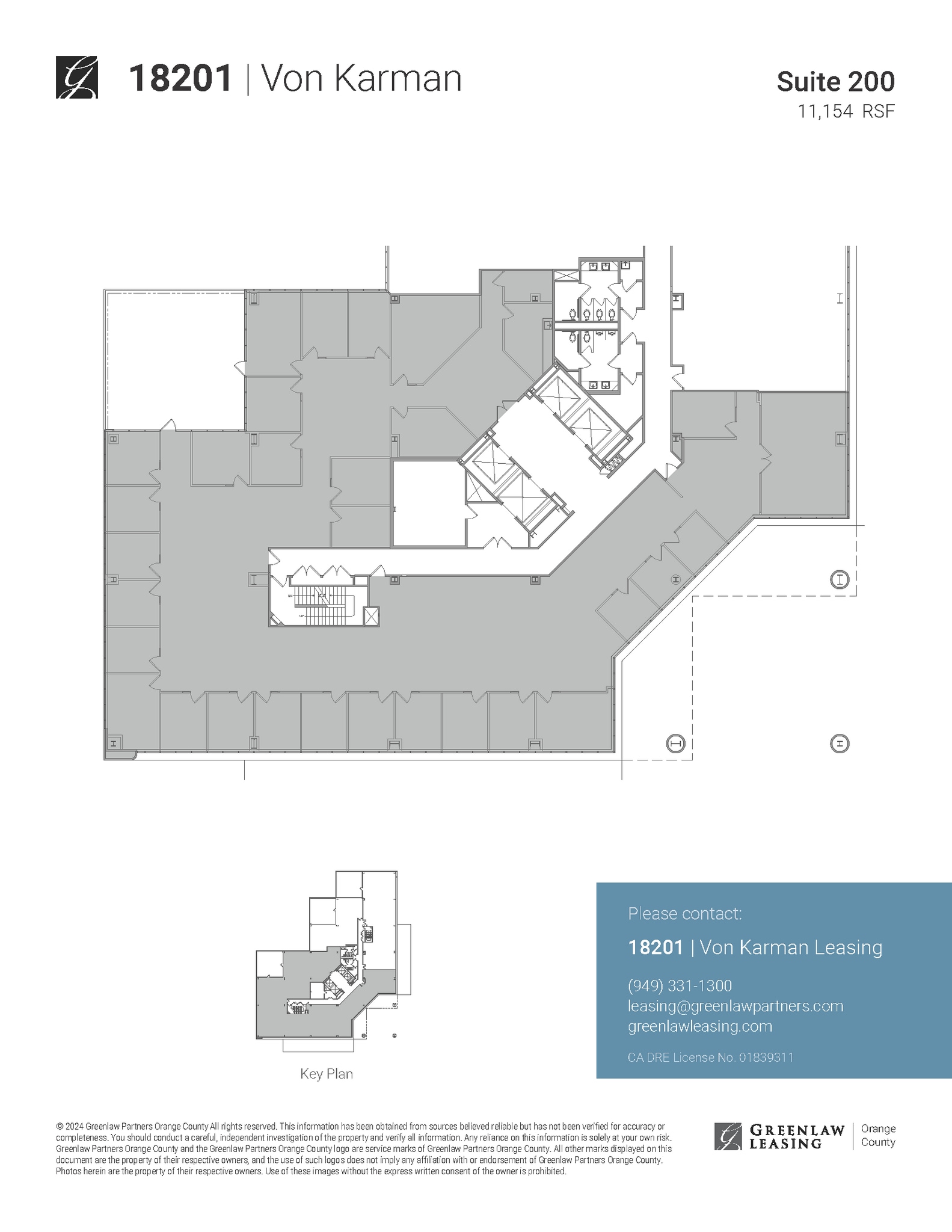 18301 Von Karman Ave, Irvine, CA à louer Plan d’étage– Image 1 sur 1