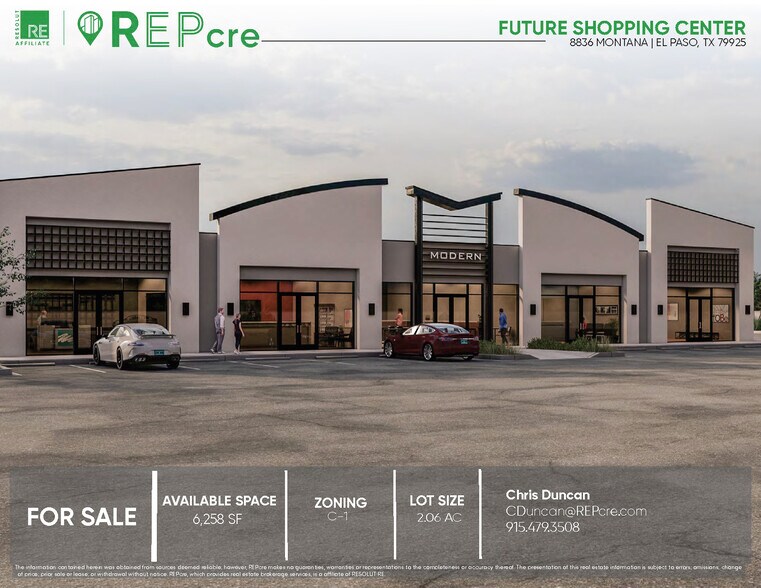 8836 Montana Ave, El Paso, TX à vendre - Photo de l’immeuble – Image 1 sur 4