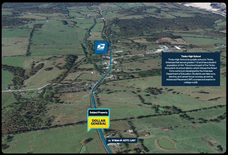 7427 Highway 66, Timbo, AR à vendre - Photo de l’immeuble – Image 2 sur 4