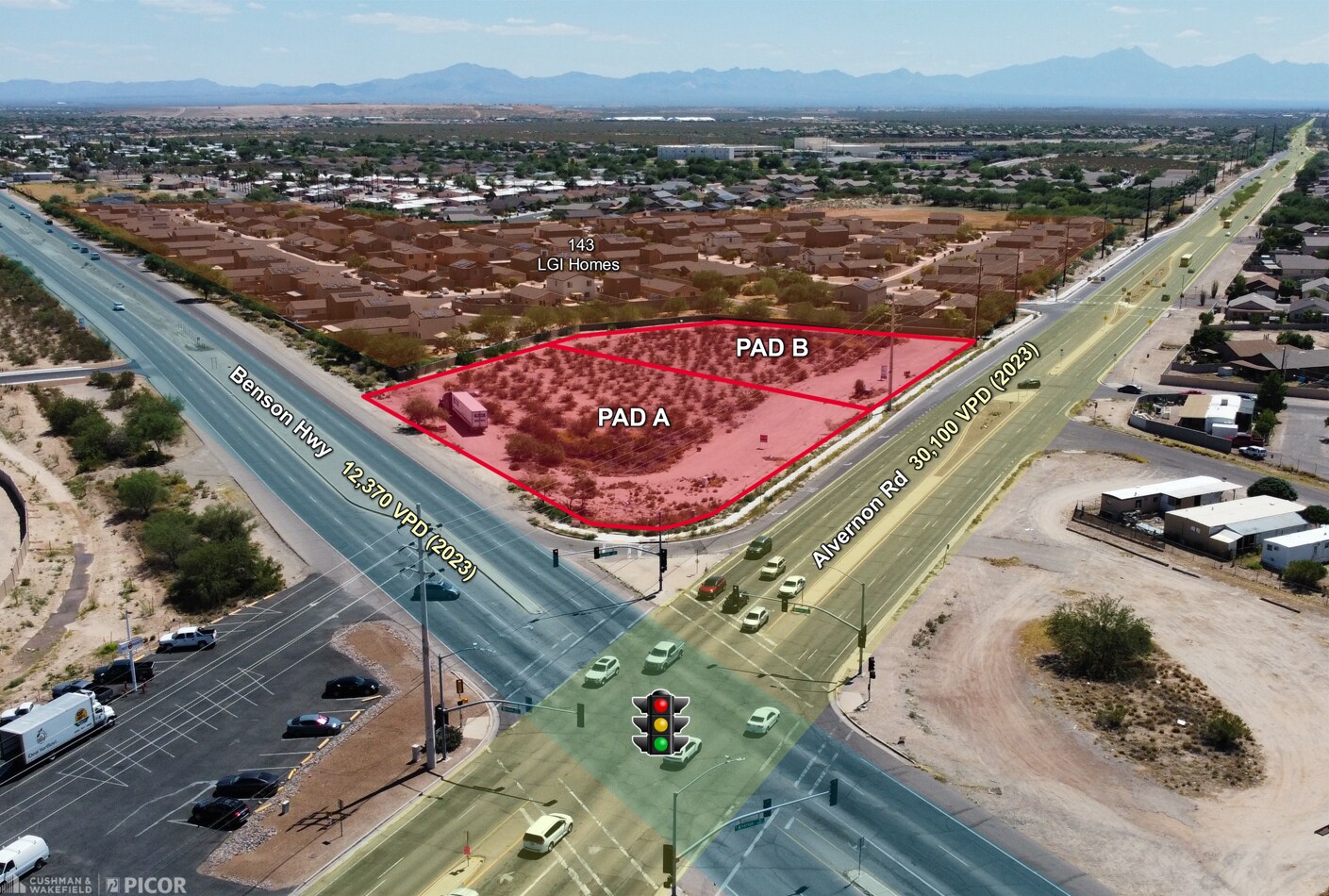 SE Benson Hwy & Alvernon Way, Tucson, AZ à vendre Photo de l’immeuble– Image 1 sur 6