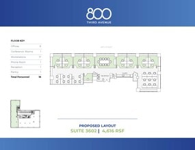 800 Third Ave, New York, NY à louer Plan d’étage– Image 1 sur 5
