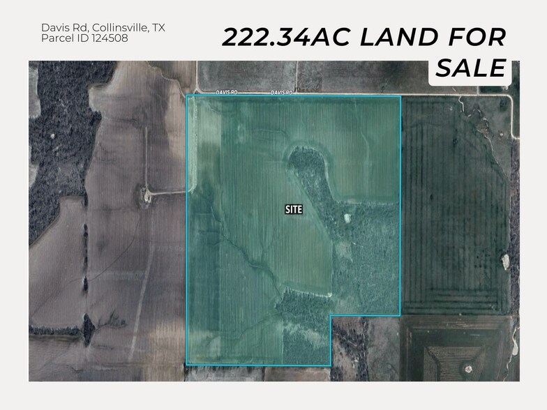 2878 Davis Road, Collinsville, TX à vendre - Photo principale – Image 1 sur 6
