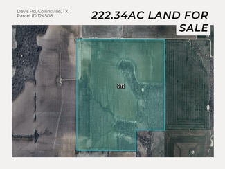 Plus de détails pour 2878 Davis Road, Collinsville, TX - Terrain à vendre