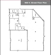 960 V St NE, Washington, DC à louer Plan d’étage– Image 1 sur 4
