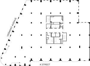 1425 K St NW, Washington, DC à louer Plan d’étage– Image 1 sur 1
