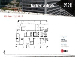 2121 Ponce de Leon Blvd, Coral Gables, FL à louer Plan d’étage– Image 1 sur 1
