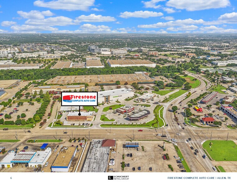 802 S Greenville Ave, Allen, TX à vendre - Aérien – Image 2 sur 7