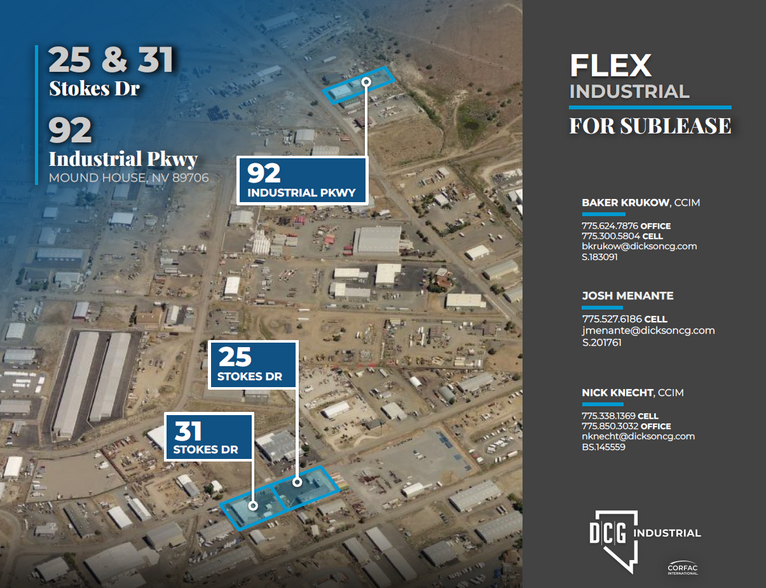 92 Industrial Pky, Mound House, NV à louer - Photo de l’immeuble – Image 1 sur 4