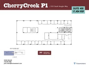 3131 S vaughn Way, Aurora, CO à louer Plan de site– Image 1 sur 2